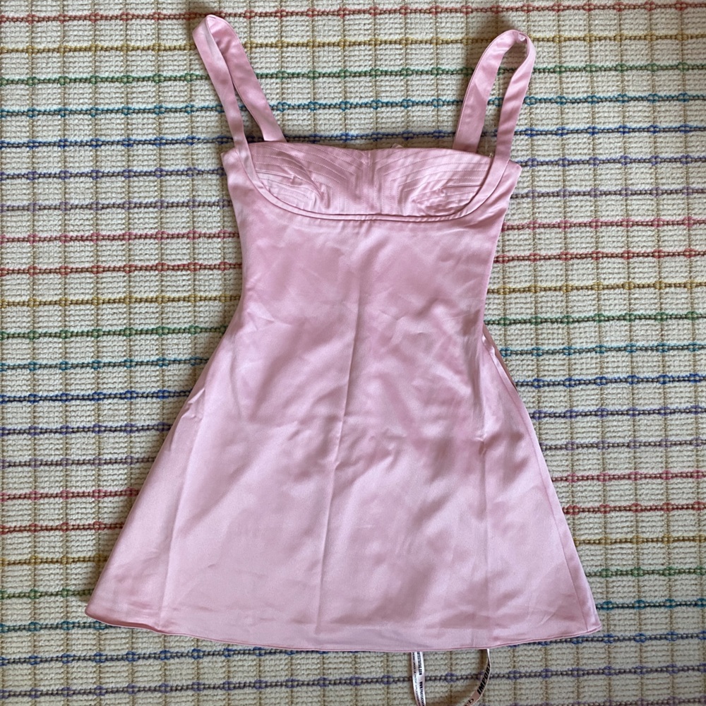 HOUSE OF CB KARA QUARTZ COCKTAIL MINIDRESS: size XS